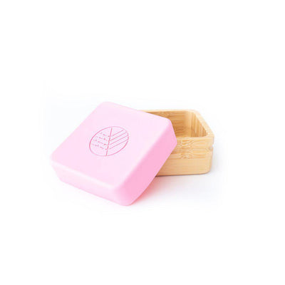 Eco Rascals Snack Pots Pink and Grey Bamboo Two Pack