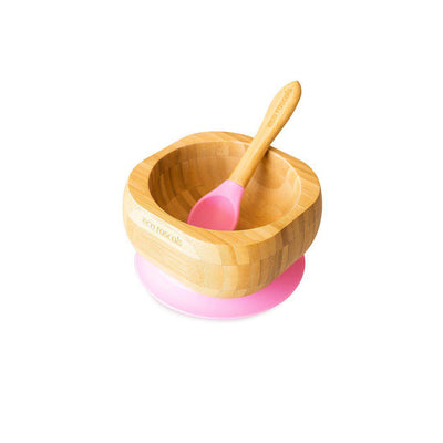 Eco-rascals-Bamboo-Suction-Tableware-Set-Elephant-Pink-bowl