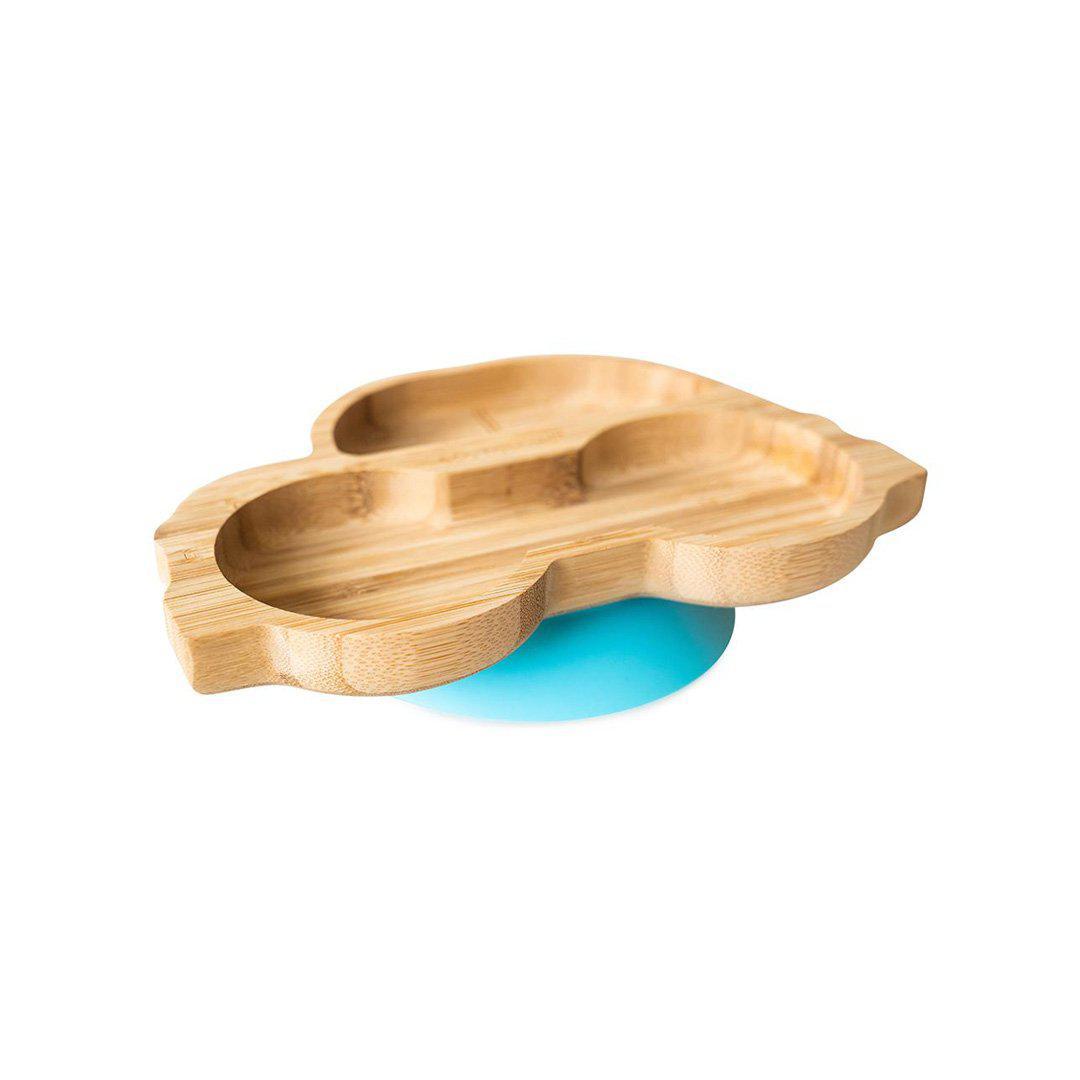 Eco-rascals-Bamboo-Suction-Tableware-Set-Car-Blue-plate