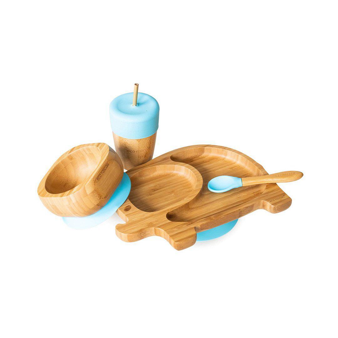 Eco-rascals-Bamboo-Suction-Tableware-Set-elephant-Blue