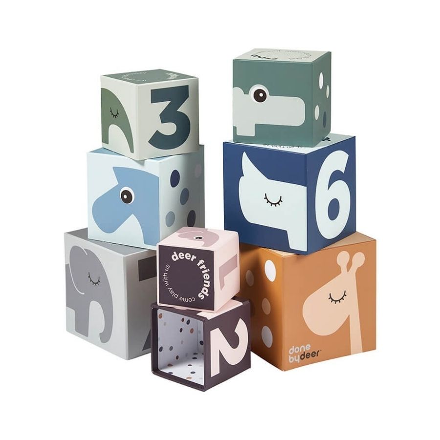 Done By Deer Stacking Cubes Deer Friend Designs – Tiny Steps Kids