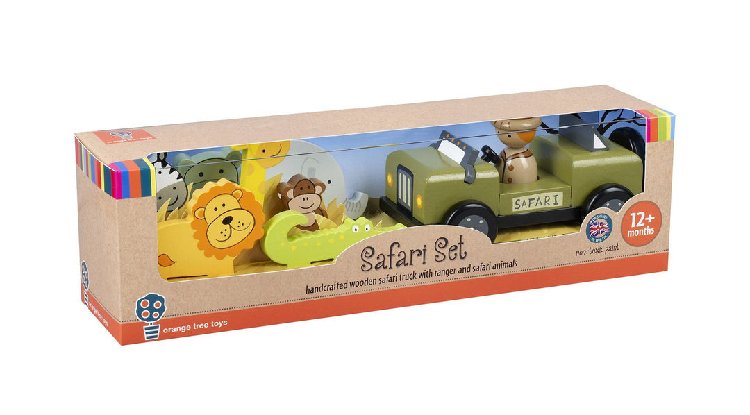 Orange Tree Toys Safari Play Set Birch Wood – Tiny Steps Kids