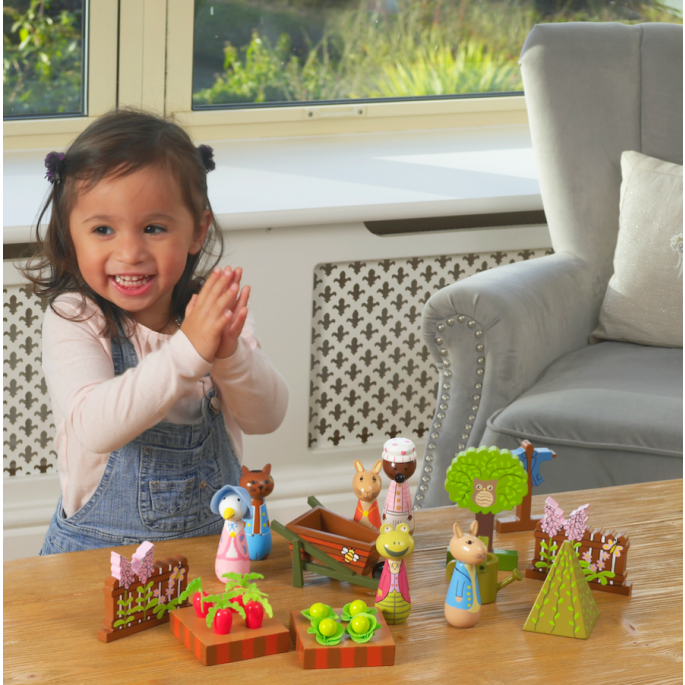 Orange Tree Toys Kids Peter Rabbit Playset Wooden – Tiny Steps Kids